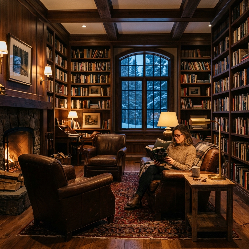 Maple & Ink Book Club Lounge in Canada